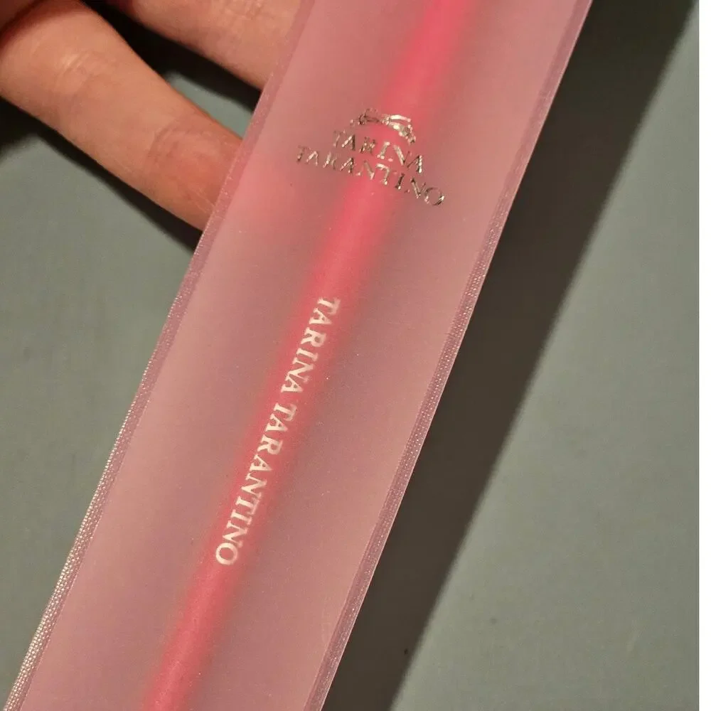 NEW Tarina Tarantino 65 Liner Brush in Pink Protective Pouch ~ DISCONTINUED